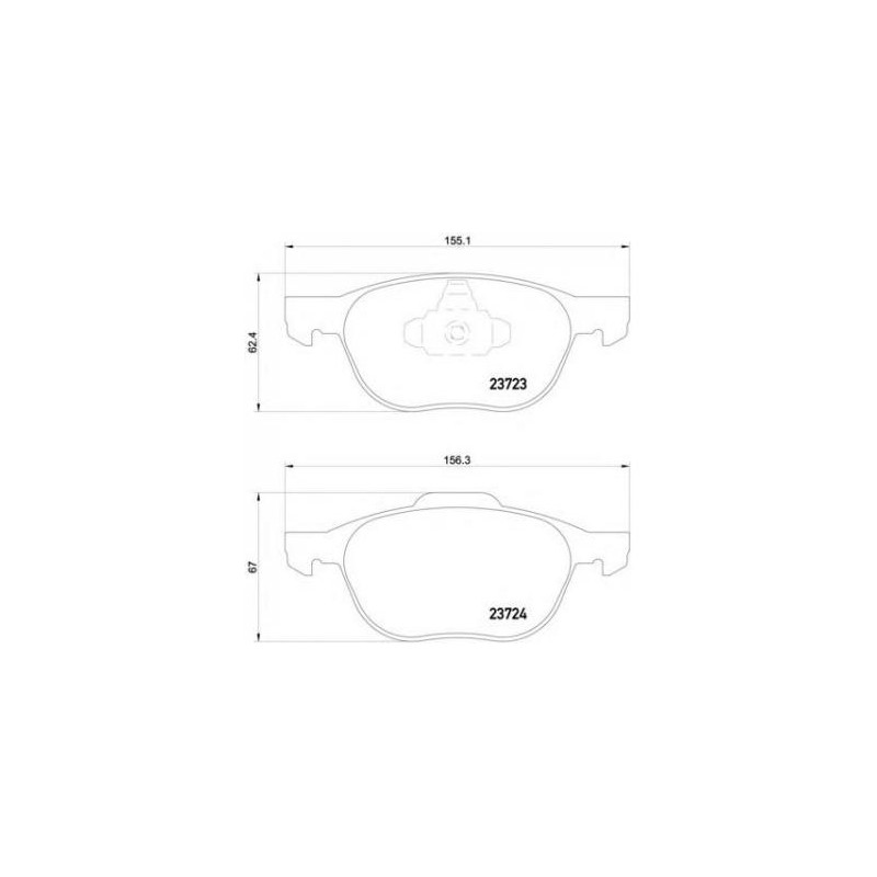 BOSCH Front Brake Pads Set