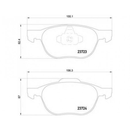 BOSCH Front Brake Pads Set