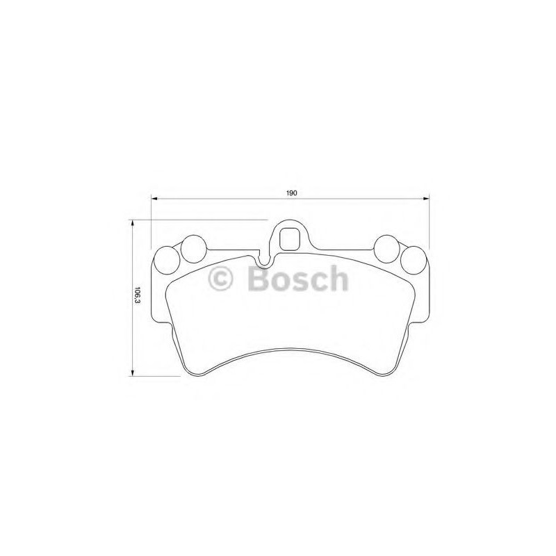 BOSCH Front Brake Pads Set