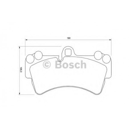 BOSCH Front Brake Pads Set