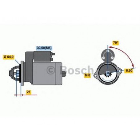 BOSCH Starter Motor