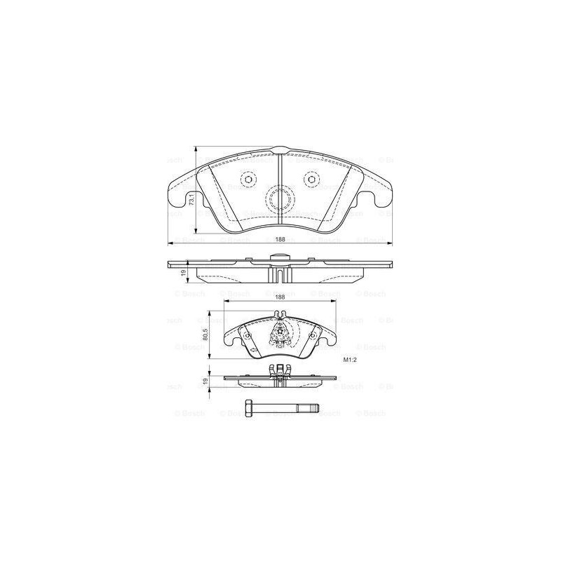 BOSCH Front Brake Pads Set