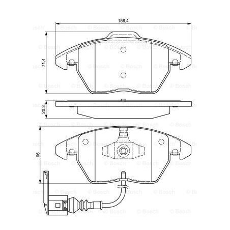 BOSCH Front Brake Pads Set